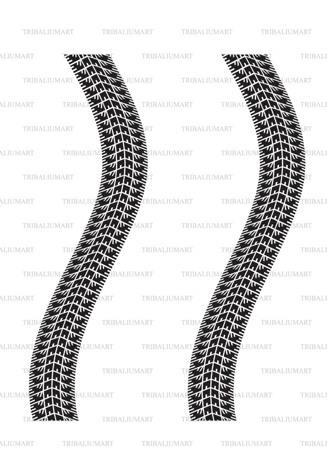 Tire Track SVG TribaliumArtSF 