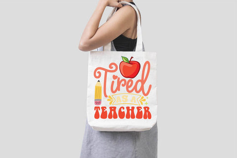 Tired As a Teacher SVG designartist 