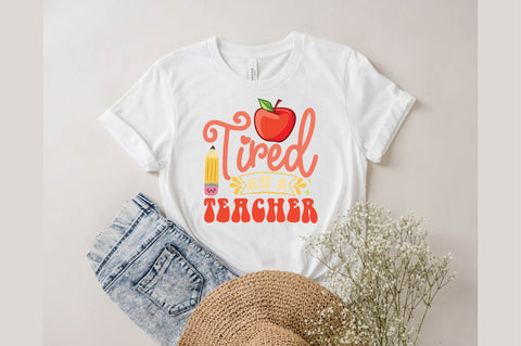 Tired As a Teacher SVG designartist 
