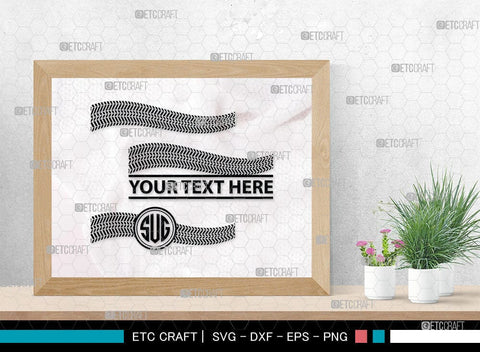 Tires And Tire Prints Monogram, Tires And Tire Prints Silhouette, Tire Print Svg, Race Wall Svg, Tire Track Svg, SB00053 SVG ETC Craft 