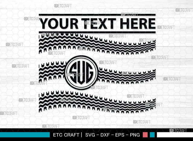 Tires And Tire Prints Monogram, Tires And Tire Prints Silhouette, Tire Print Svg, Race Wall Svg, Tire Track Svg, SB00053 SVG ETC Craft 