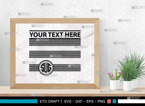 Tires And Tire Prints Monogram, Tires And Tire Prints Silhouette, Tire Print Svg, Race Wall Svg, Tire Track Svg, SB00053 SVG ETC Craft 
