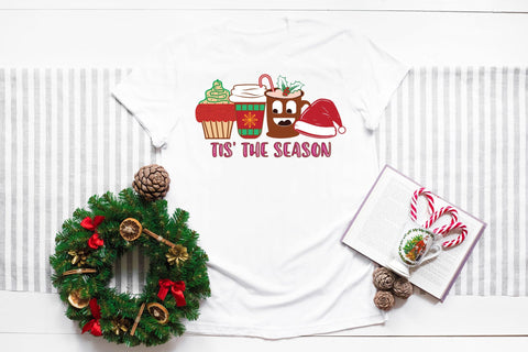 Tis the Season - Christmas Coffee Sublimation Sublimation CraftLabSVG 