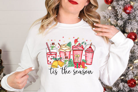 Tis' the Season Christmas Coffee Sublimation SVG fokiira 