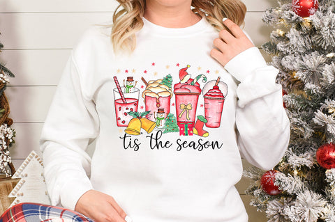 Tis' the Season Christmas Coffee Sublimation SVG fokiira 