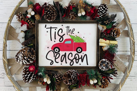 Tis the Season - Christmas Sublimation Design Sublimation CraftLabSVG 
