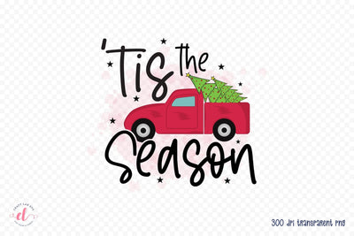 Tis the Season - Christmas Sublimation Design Sublimation CraftLabSVG 