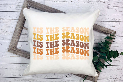 Tis the Season Cut File, Retro Fall SVG SVG CraftLabSVG 