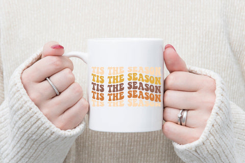 Tis the Season Cut File, Retro Fall SVG SVG CraftLabSVG 