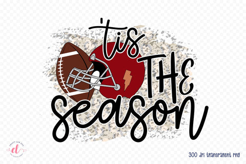 Tis the Season, Football Sublimation Design Sublimation CraftLabSVG 