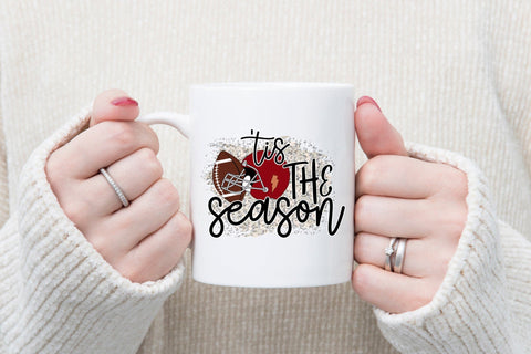 Tis the Season, Football Sublimation Design Sublimation CraftLabSVG 