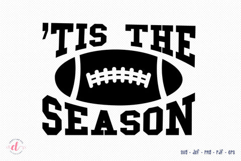 Tis the Season - Football SVG Cut File SVG CraftLabSVG 