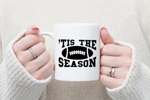 Tis the Season - Football SVG Cut File SVG CraftLabSVG 