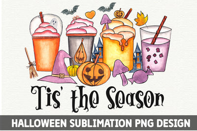 Tis' the Season halloween Coffee Sublimation SVG fokiira 