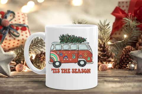 Tis the Season Hippie Christmas Sublimation Sublimation LAM HOANG THUY 
