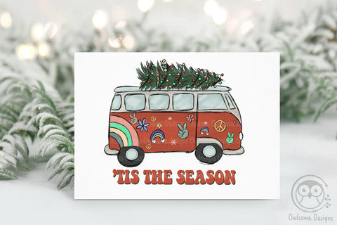 Tis the Season Hippie Christmas Sublimation Sublimation LAM HOANG THUY 