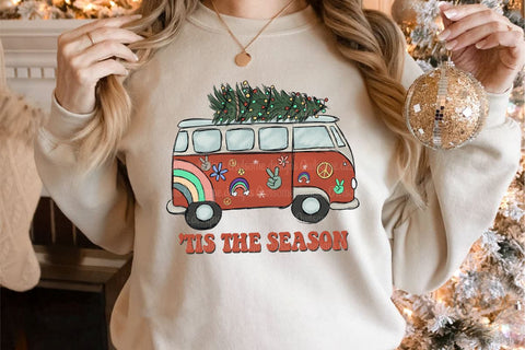 Tis the Season Hippie Christmas Sublimation Sublimation LAM HOANG THUY 