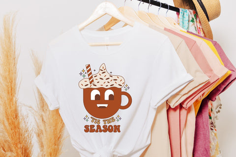 Tis the Season | Retro Fall Sublimation Design Sublimation CraftLabSVG 