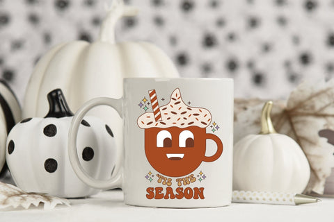 Tis the Season | Retro Fall Sublimation Design Sublimation CraftLabSVG 