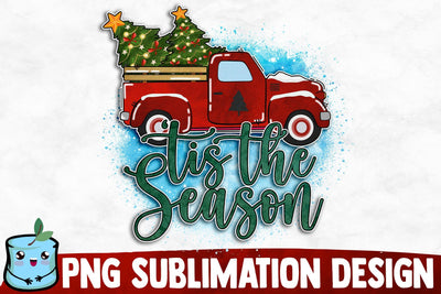 Tis The Season Sublimation Design Sublimation MintyMarshmallows 