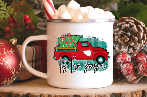 Tis the season Sublimation PNG, Sublimation Christmas Design Sublimation Regulrcrative 