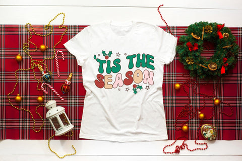 Tis the Season SVG - Retro Christmas SVG SVG CraftLabSVG 