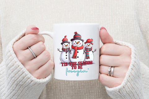 Tis the Season to Be Freezin PNG Sublimation Sublimation CraftLabSVG 