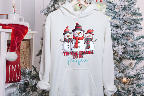 Tis the Season to Be Freezin PNG Sublimation Sublimation CraftLabSVG 