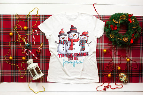 Tis the Season to Be Freezin PNG Sublimation Sublimation CraftLabSVG 