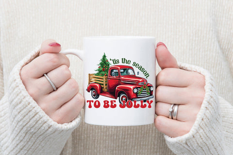 Tis the Season to Be Jolly PNG Sublimation Sublimation CraftLabSVG 