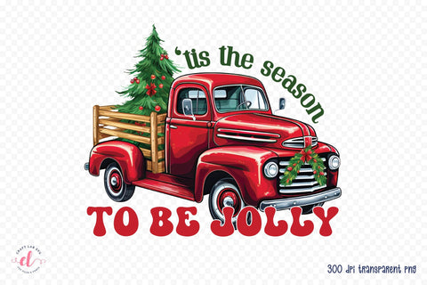 Tis the Season to Be Jolly PNG Sublimation Sublimation CraftLabSVG 