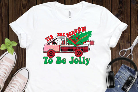 Tis The Season To Be Jolly Sublimation Sublimation Creativeart88 