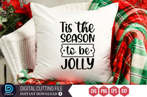Tis the season to be jolly SVG SVG DESIGNISTIC 