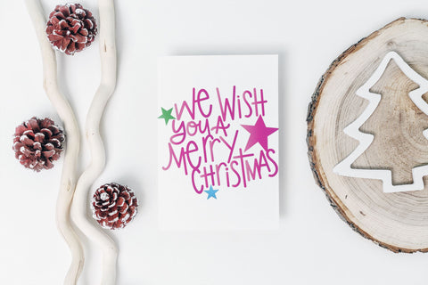 Tis The Season to be Jolly & We Wish You a Merry Christmas | SVG Cut Files | Christmas Designs for Cricut & Silhouette SVG Maple & Olive Designs 