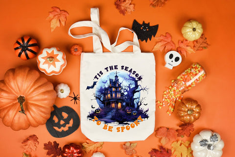 Tis the Season to Be Spooky, Halloween PNG Sublimation CraftLabSVG 