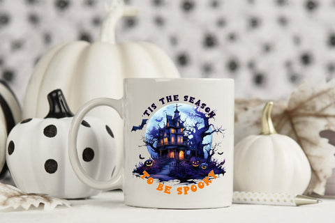 Tis the Season to Be Spooky, Halloween PNG Sublimation CraftLabSVG 
