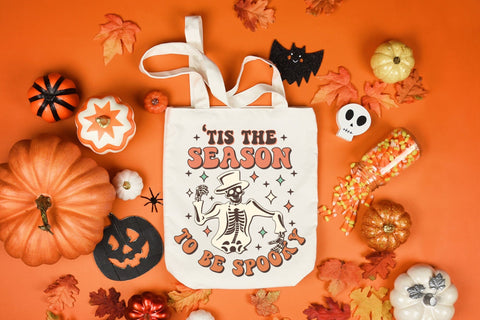 Tis the Season to Be Spooky - Retro Halloween PNG Sublimation CraftLabSVG 