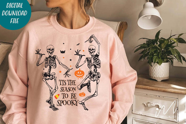 Tis The Season To Be Spooky Svg, Batty Svg, Witch Svg, Funny Halloween T-shirt svg, Halloween Day Svg Batty Svg, Pumpkin svg, Holiday Cricut SVG Isabella Machell 