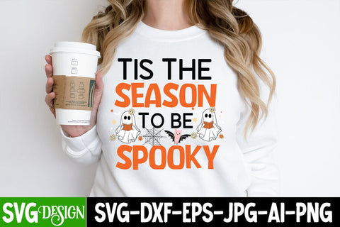 Tis The Season to be Spooky SVG Cut File, Tis The Season to be Spooky SVG Design, Trick or Treat SVG Design, Halloween Sublimation PNG, Halloween SVG Bundle,Halloween SVG Quotes,Halloween PNG, Halloween SVG SVG BlackCatsMedia 