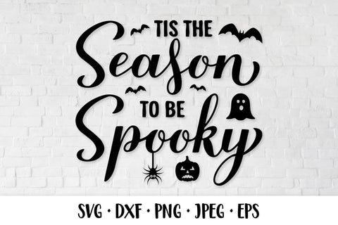Tis the season to be spooky SVG. Halloween quote SVG LaBelezoka 