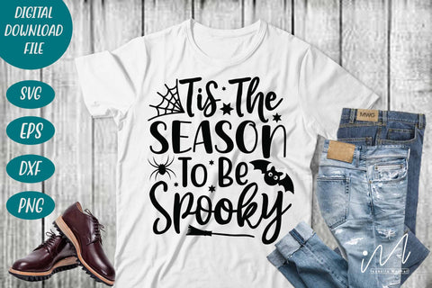 Tis The Season To Be Spooky svg, Halloween svg, Funny Halloween T-shirt svg, Halloween Day T-shirt, Happy Halloween svg, Batty Svg, Pumpkin svg, Holiday Cricut SVG Isabella Machell 