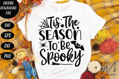 Tis The Season To Be Spooky svg, Halloween svg, Funny Halloween T-shirt svg, Halloween Day T-shirt, Happy Halloween svg, Batty Svg, Pumpkin svg, Holiday Cricut SVG Isabella Machell 