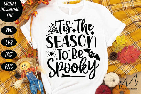 Tis The Season To Be Spooky svg, Halloween svg, Funny Halloween T-shirt svg, Halloween Day T-shirt, Happy Halloween svg, Batty Svg, Pumpkin svg, Holiday Cricut SVG Isabella Machell 
