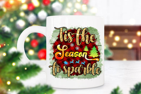 Tis the Season to Sparke Sublimation I Christmas Sublimation Sublimation Happy Printables Club 