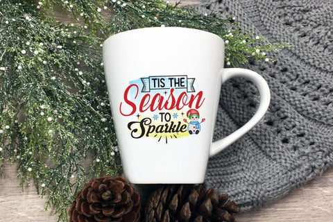 Tis the Season to Sparkle PNG Sublimation Sublimation CraftLabSVG 