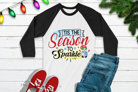 Tis the Season to Sparkle PNG Sublimation Sublimation CraftLabSVG 