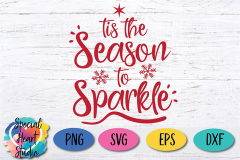 tis the Season to Sparkle SVG Special Heart Studio 