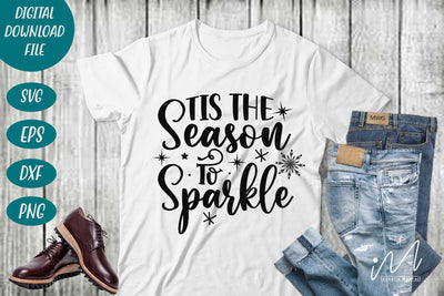 Tis the season to sparkle svg,Tis the season svg, sparkle svg, Christmas svg, Christmas sparkle svg SVG Isabella Machell 