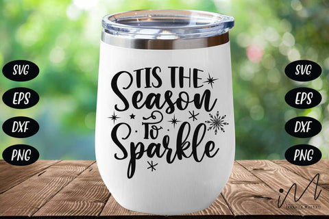 Tis the season to sparkle svg,Tis the season svg, sparkle svg, Christmas svg, Christmas sparkle svg SVG Isabella Machell 