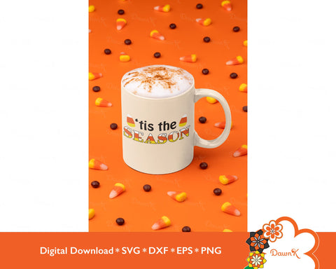 'Tis the Season with Candy Corns SVG SVG DawnKDesigns 